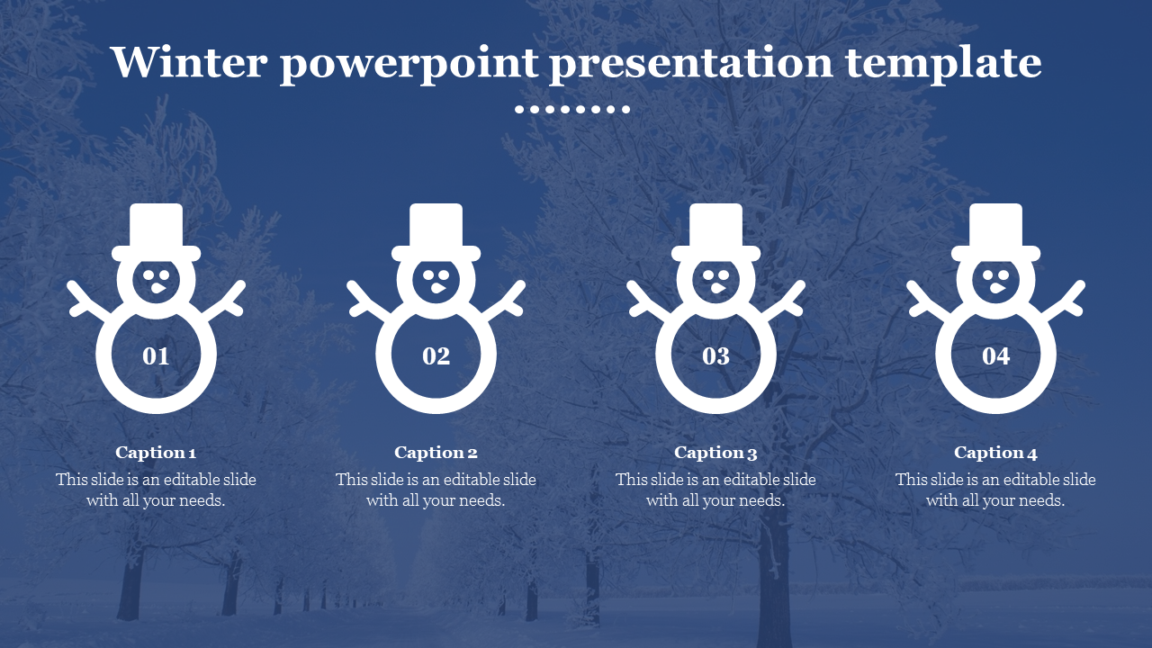 Winter powerpoint presentation template